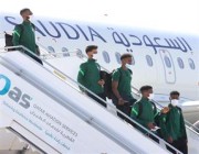 الأخضر يصل إلى قطر استعداداً للمشاركة في منافسات كأس العرب (صور)