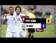 ملخص أهداف مباراة (إيران 3-0 سوريا) تصفيات كأس العالم