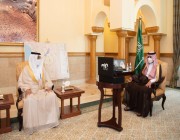 نائب أمير مكة يستقبل مدير البريد السعودي