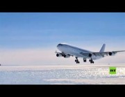 أول هبوط لطائرة إيرباص أ-340 في أنتاركتيكا