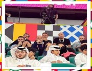 “رينارد” يُتابع مباراة “قطر” و “عمان” من المدرجات