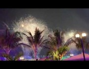 الألعاب النارية تضيء سماء جدة عقب تتويج الفائزين بسباق جائزة السعودية الكبرى للفورمولا 1