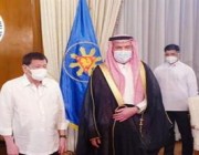 رئيس الفلبين يستقبل سفير المملكة وسفراء دول مجلس التعاون لدى مانيلا