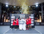 “ليمان” الصربي يفوز بكأس نهائيات الجولة العالمية للأبطال لكرة السلة ٣×٣