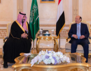 نائب وزير الدفاع يبحث مع الرئيس اليمني مبادرات المملكة لتحقيق الأمن والسلام في اليمن