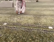 شاهد.. إعادة وضع علامات التباعد الجسدي في المسجد النبوي