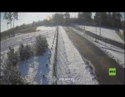 الحرس البيلاروسي ينشر فيديو لمروحية أوكرانية تنتهك حدود بيلاروسيا