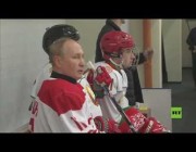 “بوتين” ونظيره البيلاروسي يمارسان رياضة “هوكي الجليد” عقب محادثات بينهما