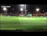 جانب من تحضيرات الأخضر استعدادا لمواجهة فلسطين في كأس العرب