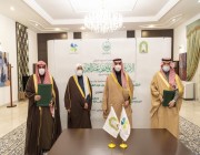 سمو أمير الجوف يستقبل وزير الشؤون الإسلامية ويشهد توقيع اتفاقية للاستفادة من الطاقة المتجددة في المساجد