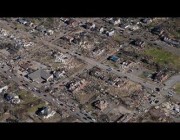 لقطات جوية تظهر الدمار الهائل الذي خلّفته الأعاصير في كنتاكي الأمريكية