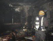 الدفاع المدني يخمد حريقا في شقة بالمدينة المنورة