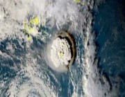 “هونغا” تشهد تسونامي جديدًا بعد ثوران بركان (فيديو)
