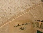 فيديو .. مواطن يكتب اسم الأمير محمد بن سلمان بنبات الأقحوان والديدحان
