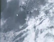 فيديو يوثق لحظة تدمير منصة لإطلاق الصواريخ الباليستية بمحافظة الجوف اليمنية