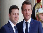 الرئيس الأوكراني يؤكد لنظيره الفرنسي “عدم رغبته في الرد على الاستفزازات” الروسية