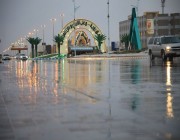 أمطار  على محافظة طريف