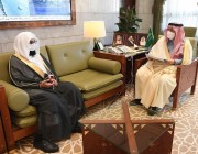 أمير الرياض يستقبل رئيس محكمة التنفيذ بالمنطقة