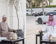 الأمير خالد بن سلمان يلتقي ولي عهد أبو ظبي