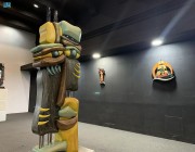 حمد دقدقي يدشن معرض الفنون التشكيلية بالقرية التراثية بجازان