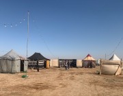 رحلة ترفيهية في أحد المخيمات لنزلاء مستشفى الصحة النفسية بحفر الباطن