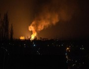 سماع دوي انفجار ضخم في وسط مدينة دونيتسك شرق أوكرانيا