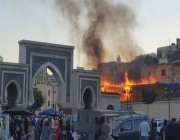 فيديو.. اندلاع حريق هائل داخل “سوق الرصيف” بمدينة فاس المغربية