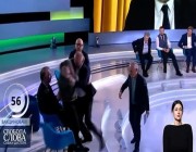 فيديو.. صحفي أوكراني يعتدي بالضرب على سياسي من بلاده لتأييده الجانب الروسي