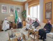 وزير الشؤون الإسلامية يلتقي رئيس المجلس الأعلى للشؤون الإسلامية التشادي
