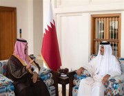 الأمير خالد بن سلمان يبحث مع أمير قطر العلاقات الأخوية الوطيدة وآفاق تطويرها