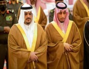 ​نائب أمير الرياض يؤدي صلاة الميت على مساعد بن ماجد السديري (صور)
