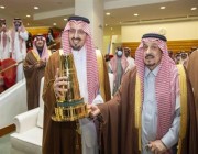 تحت رعاية خادم الحرمين الشريفين. .أمير منطقة الرياض يتوج الفائزين بكأسي المؤسس