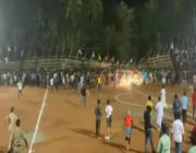 كارثة في الهند.. إصابة 225 شخصًا بينهم 6 حالات خطيرة في مباراة لكرة القدم (فيديو)