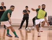 أخضر الصالات يواصل تدريباته في معسكر الرياض استعداداً لتصفيات آسيا