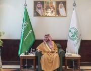 أمير منطقة الجوف يستقبل رئيس مجلس الجمعيات بالمملكة