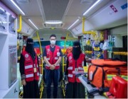 الهلال الأحمر يشارك بفرق إسعاف تطوعية وعربة “طويق” بمهرجان الزيتون