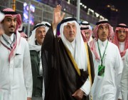 بالصور ..مستشار خادم الحرمين يختتم منافسات جائزة السعودية الكبرى للفورمولا 1