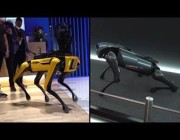 روبوت على شكل كلب يؤدي حركات جديدة وسريعة في عرض بإسبانيا