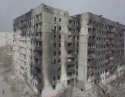 شاهد.. آثار الاشتباكات بمدينة ماريوبول الأوكرانية