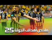 ملخص أهداف الجولة 25 من الدوري السعودي للمحترفين 2022/2021