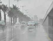 أمطار على محافظة أملج