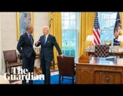 أوباما يعود إلى البيت الأبيض وينادي بايدن بـ”نائب الرئيس”