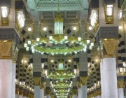 إضاءات المسجد النبوي دُرر فريدة تهيئ للمصلين أسباب الراحة والطمأنينة