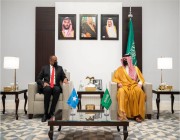 الأمير عبدالعزيز بن سعود يستقبل وزير الأمن الداخلي بالصومال