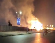 حريق هائل في مصر (فيديو)