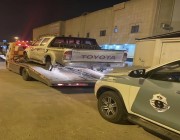 ضبط قائد مركبة مارس التفحيط بطريق عام في الرياض