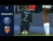 ملخص وأهداف مباراة باريس سان جيرمان ولوريان في الدوري الفرنسي