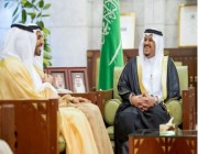 نائب أمير الرياض يستقبل وزير الدولة في وزارة الخارجية والتعاون الدولي بدولة الإمارات