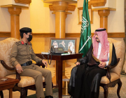 نائب أمير مكة المكرمة يستقبل قائد مهام شرطة المنطقة
