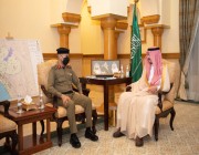 نائب أمير مكة المكرمة يستقبل مساعد قائد قوات أمن العمرة لشؤون المرور